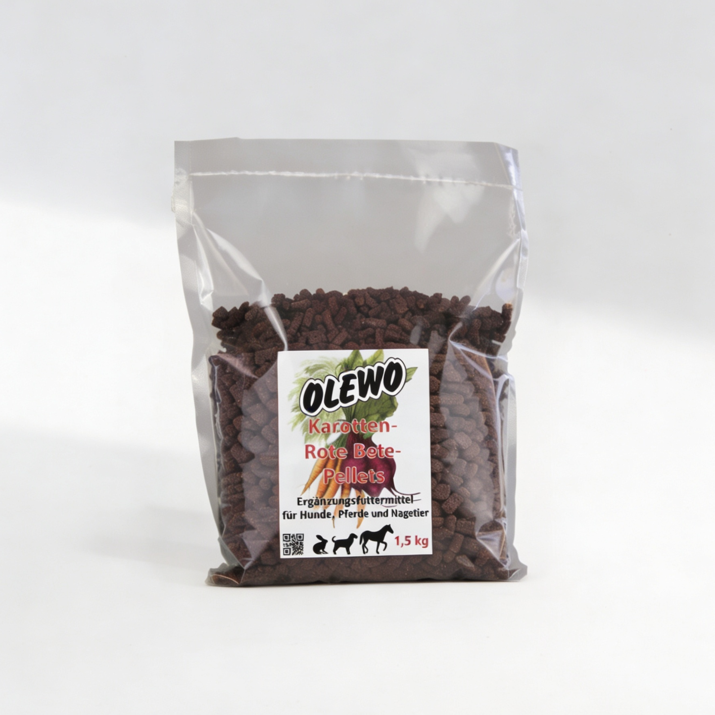BALD VERFÜGBAR: OLEWO Karotten-Rote Bete-Pellets – 60% Karotte, 40% Rote Bete