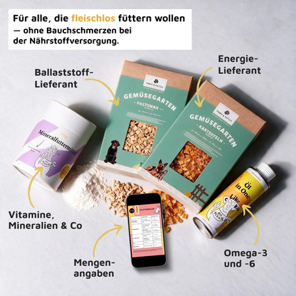 Fleischlos füttern · Rations-Bundle Basis