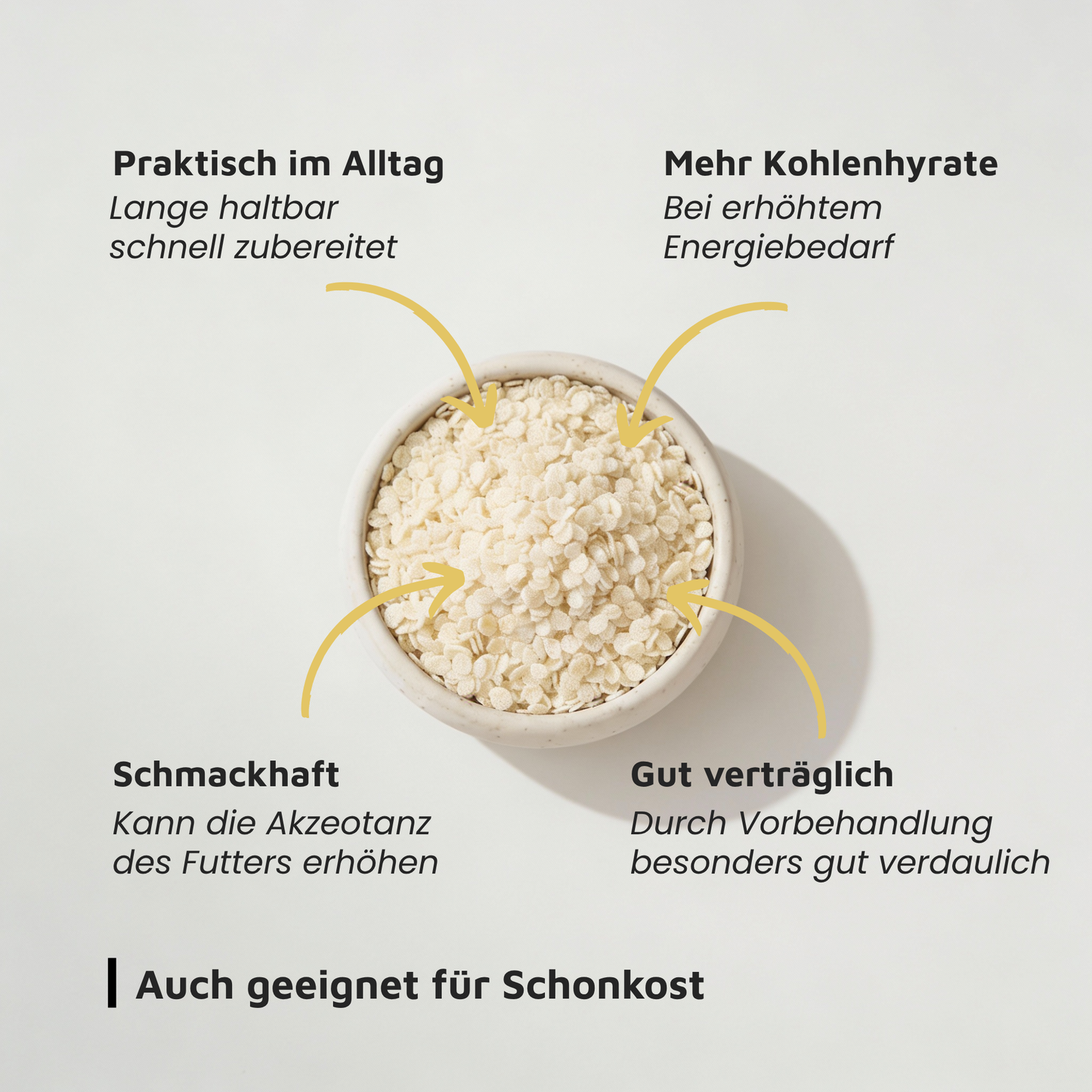 Reisflocken - Leicht verdaulich, ideal für Schonkost