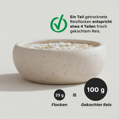 Reisflocken - Leicht verdaulich, ideal für Schonkost