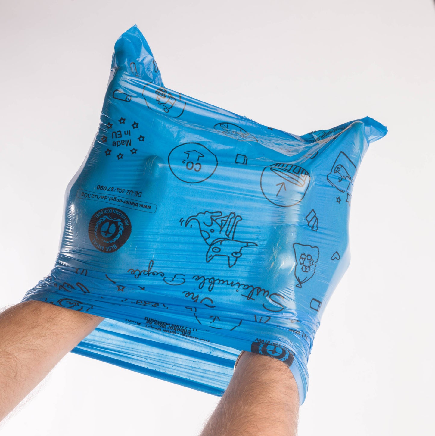 Recycling-Hundekotbeutel, Blauer Engel zertifiziert
