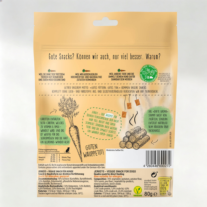 JERKEYS - hypoallergener Snack für Möhrenliebhaber