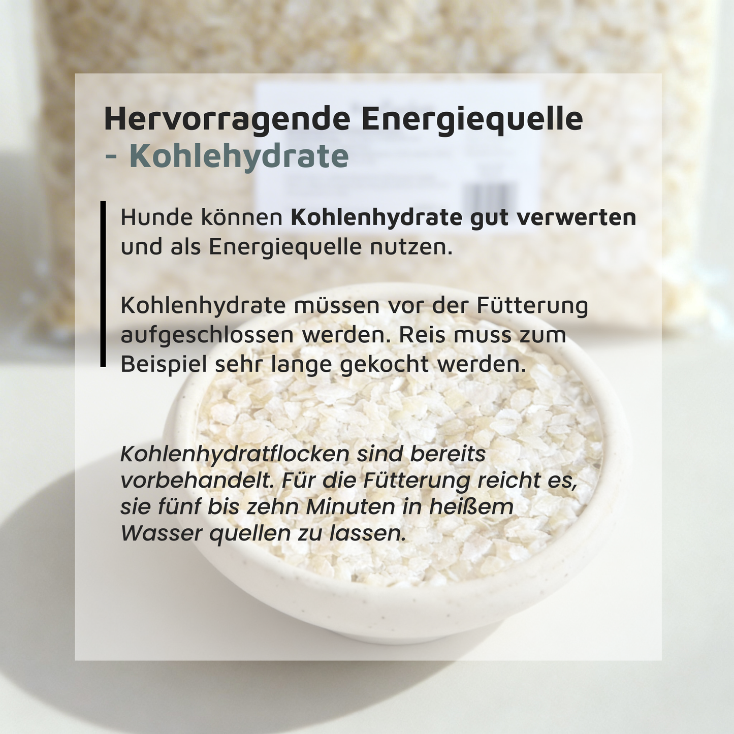 Reisflocken - Leicht verdaulich, ideal für Schonkost