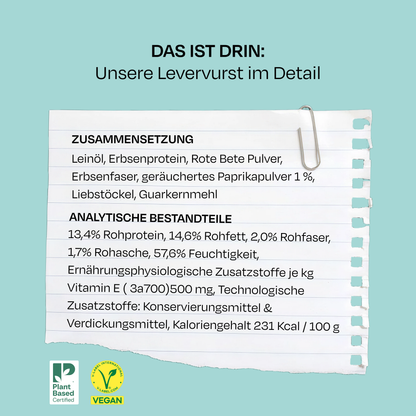 BALD VERFÜGBAR: LEVERVURST -  Die vegane Alternative zur Leberwurst aus der Tube