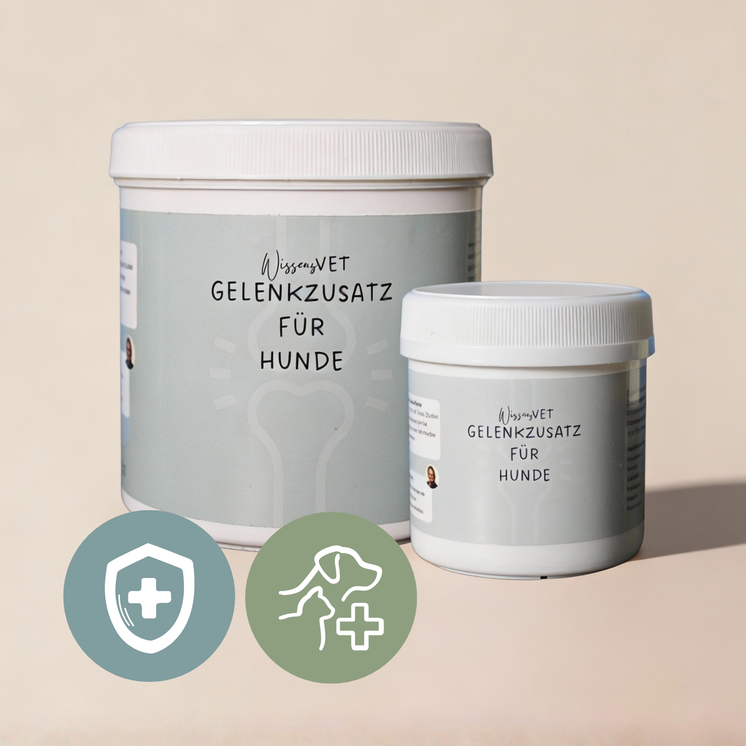 WissensVet Gelenkzusatz für Hunde – Kollagen, Glucosamin, Chondroitin und Hyaluronsäure zur vorbeugenden Gelenkunterstützung