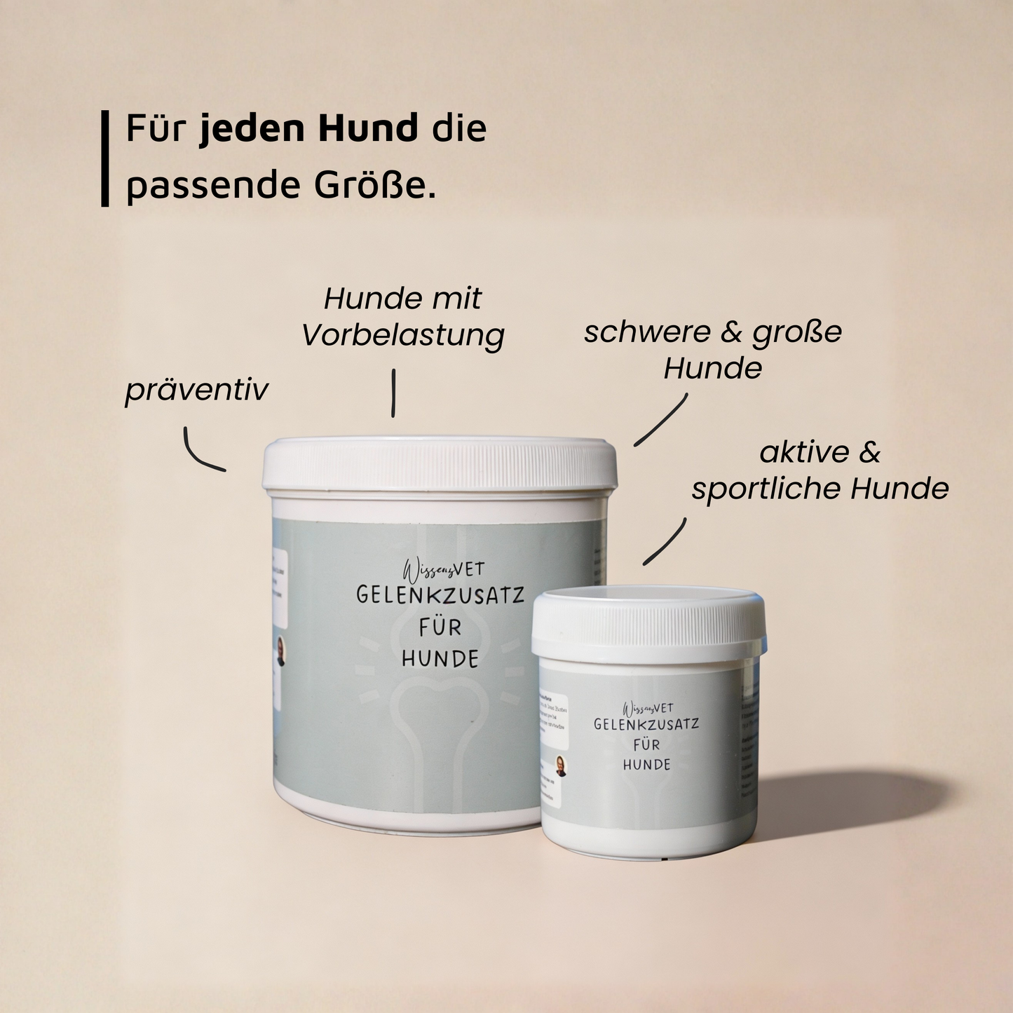 WissensVet Gelenkzusatz – evidenzbasiertes Gelenkpräparat für Hunde von Dr. Jessi Farger