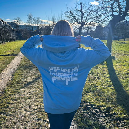 Hoodie bestie 100% Bio Baumwolle - Dogs are my favorite people I letzte Größen