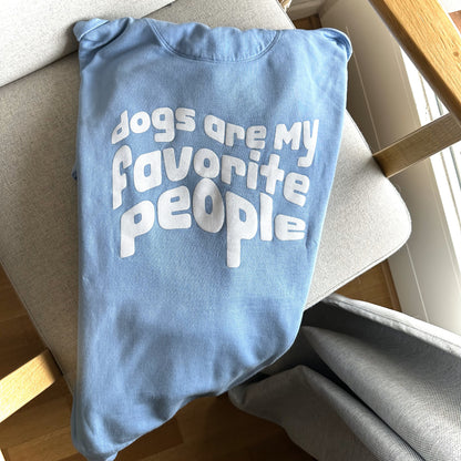 Hoodie bestie 100% Bio Baumwolle - Dogs are my favorite people I letzte Größen