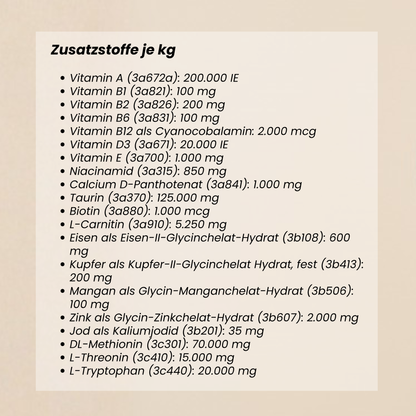 Mineralfutter Fleischlos