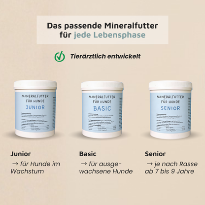Mineralfutter für Hunde "+ Methionin"