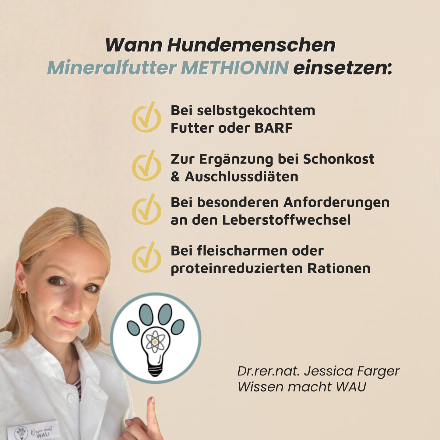 Mineralfutter für Hunde "+ Methionin"