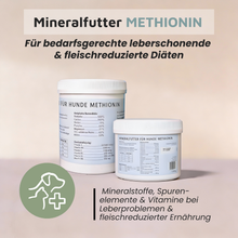 Mineralfutter für Hunde "+ Methionin"