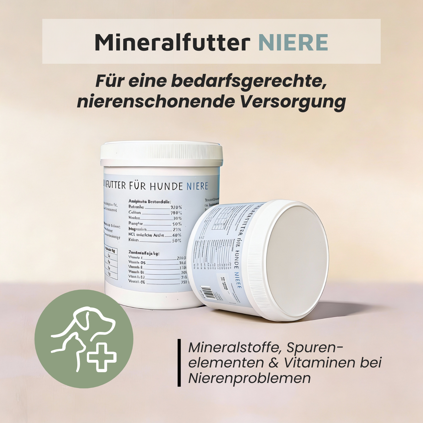 Mineralfutter für Hunde "Niere"