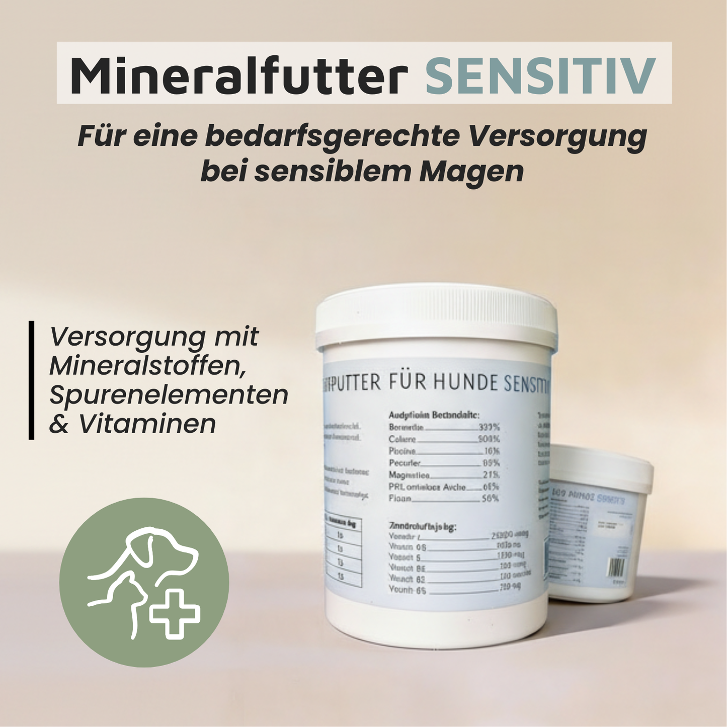 Mineralfutter für Hunde "Sensitiv"