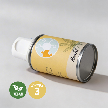 Hanföl - Omega-6 & 3 aus kaltgepresstem Hanf