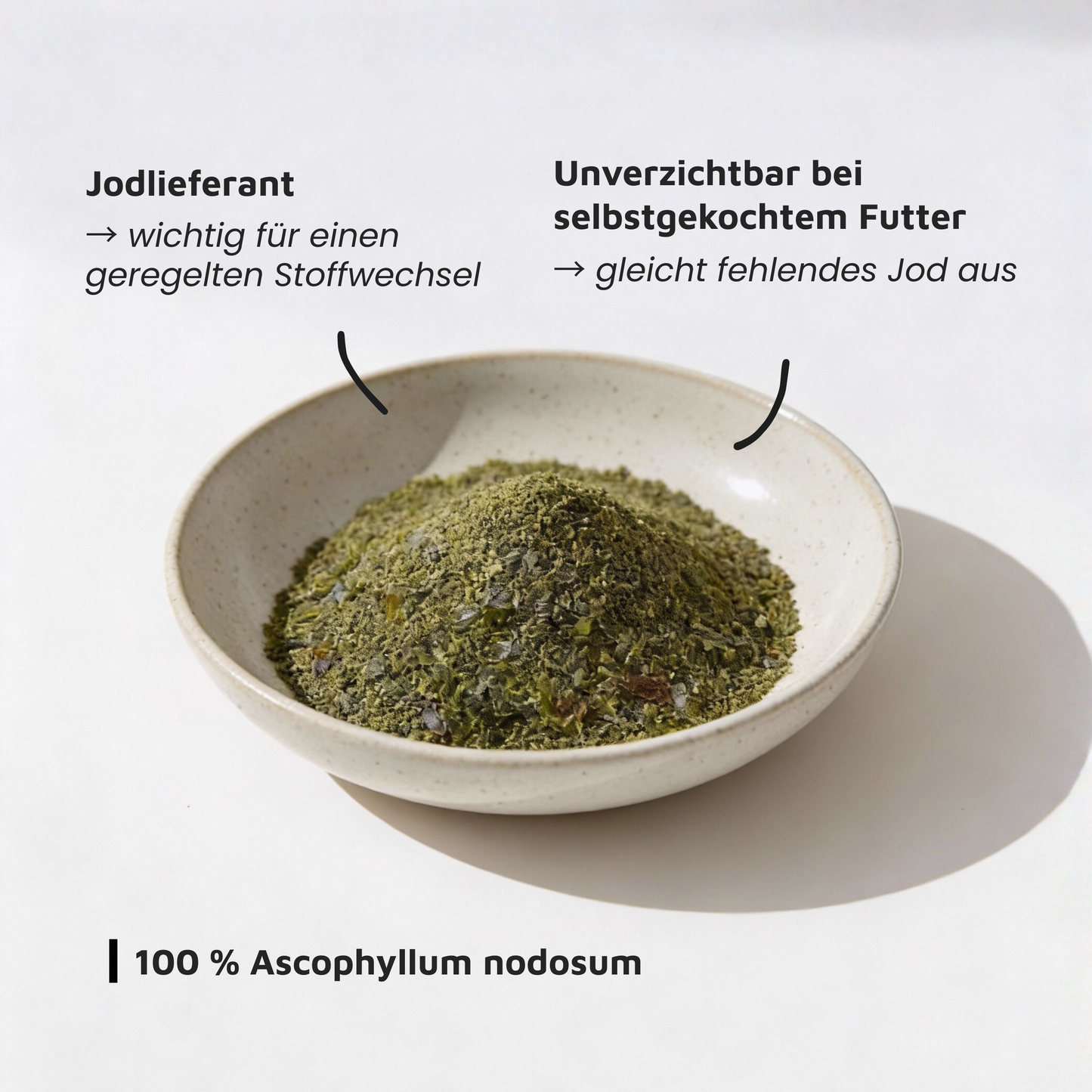 Seealgenmehl - Natürliche Jodquelle