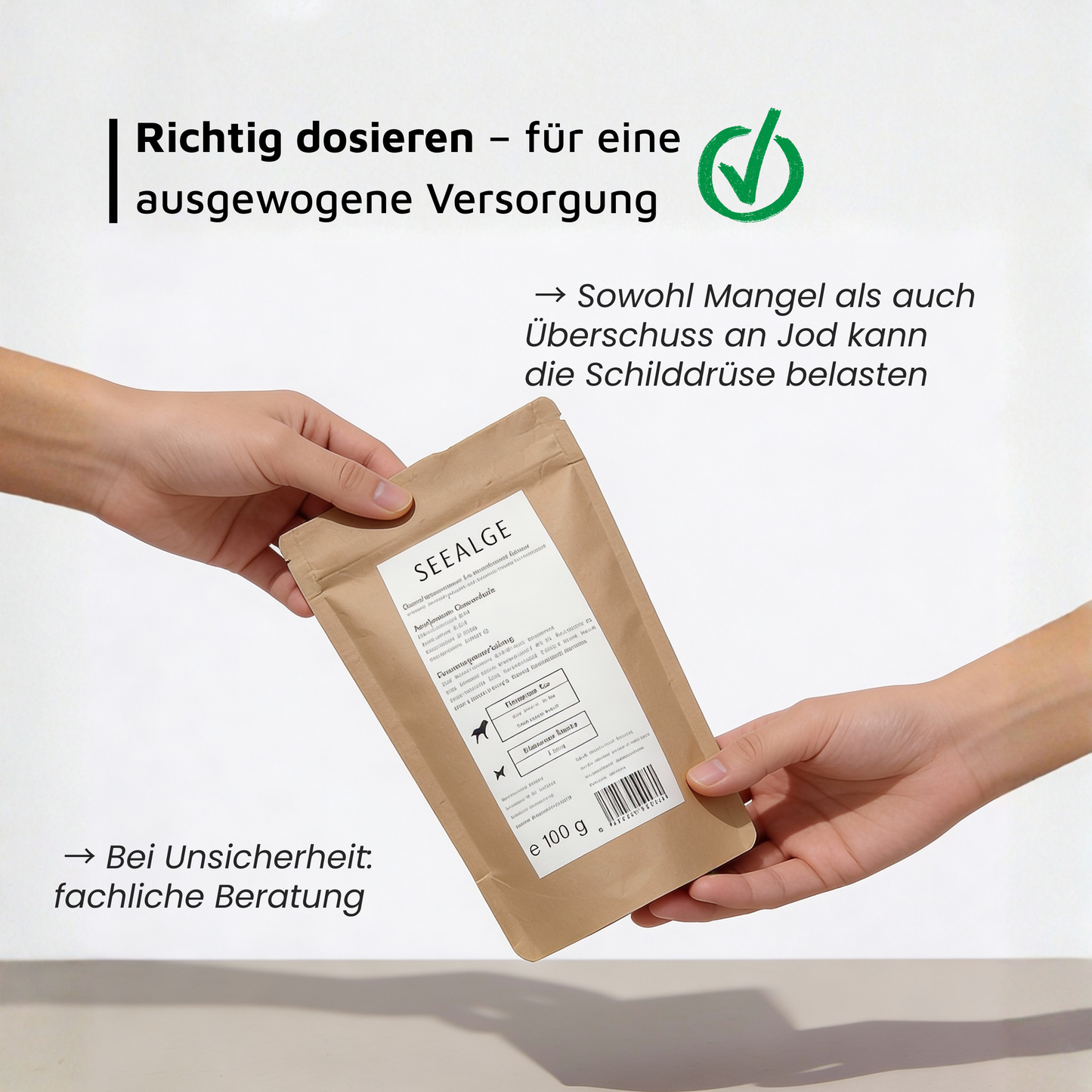 Seealgenmehl - Natürliche Jodquelle