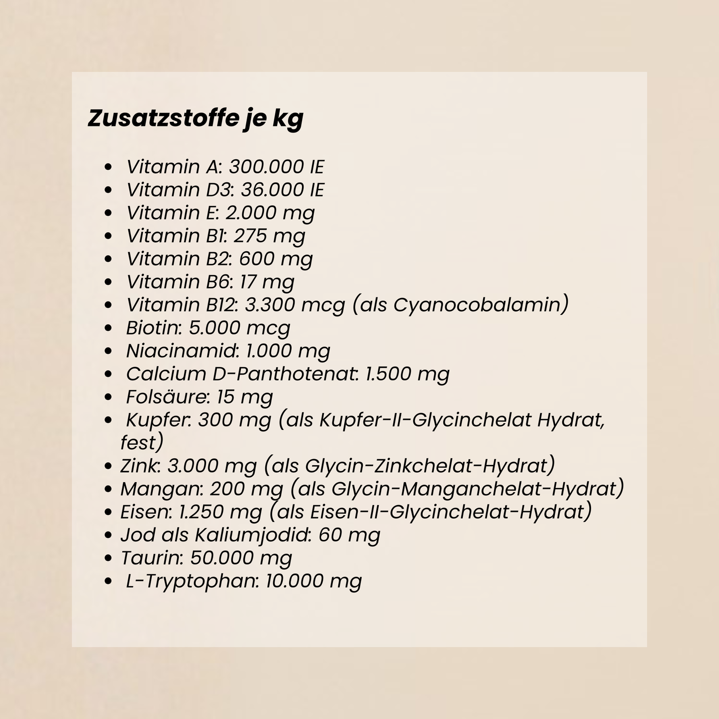 Mineralfutter für Hunde "Niere"
