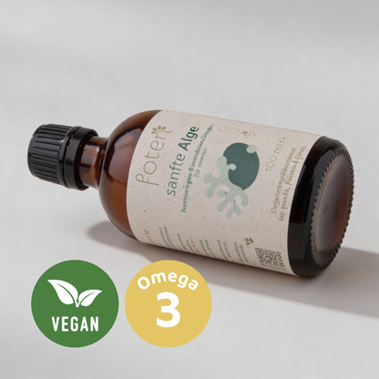 foten sanfte Alge – veganes Omega-3 Algenöl aus Mikroalgen für Hunde